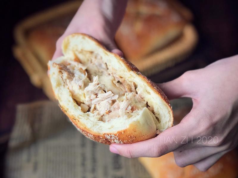 纯奶手撕吐司的做法 步骤1