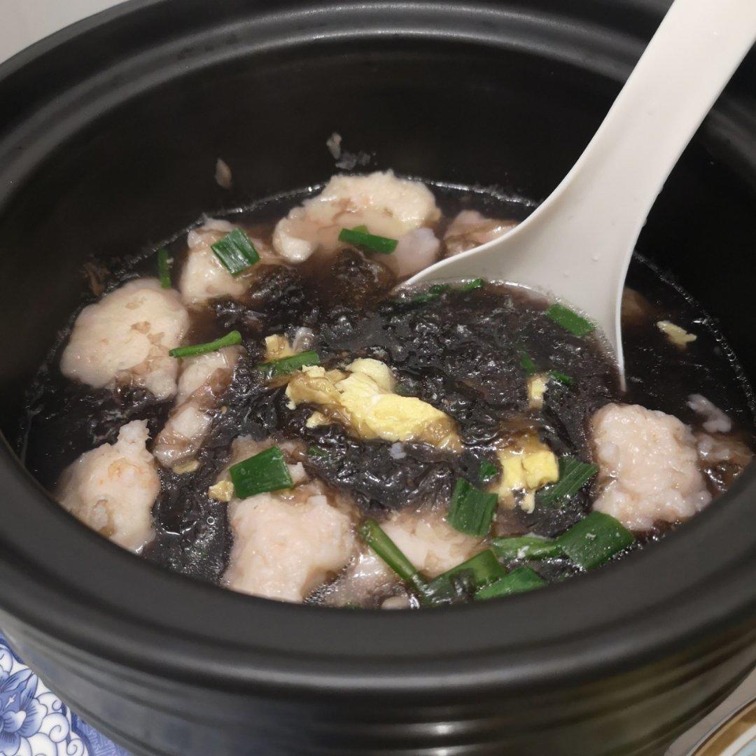 紫菜虾滑汤