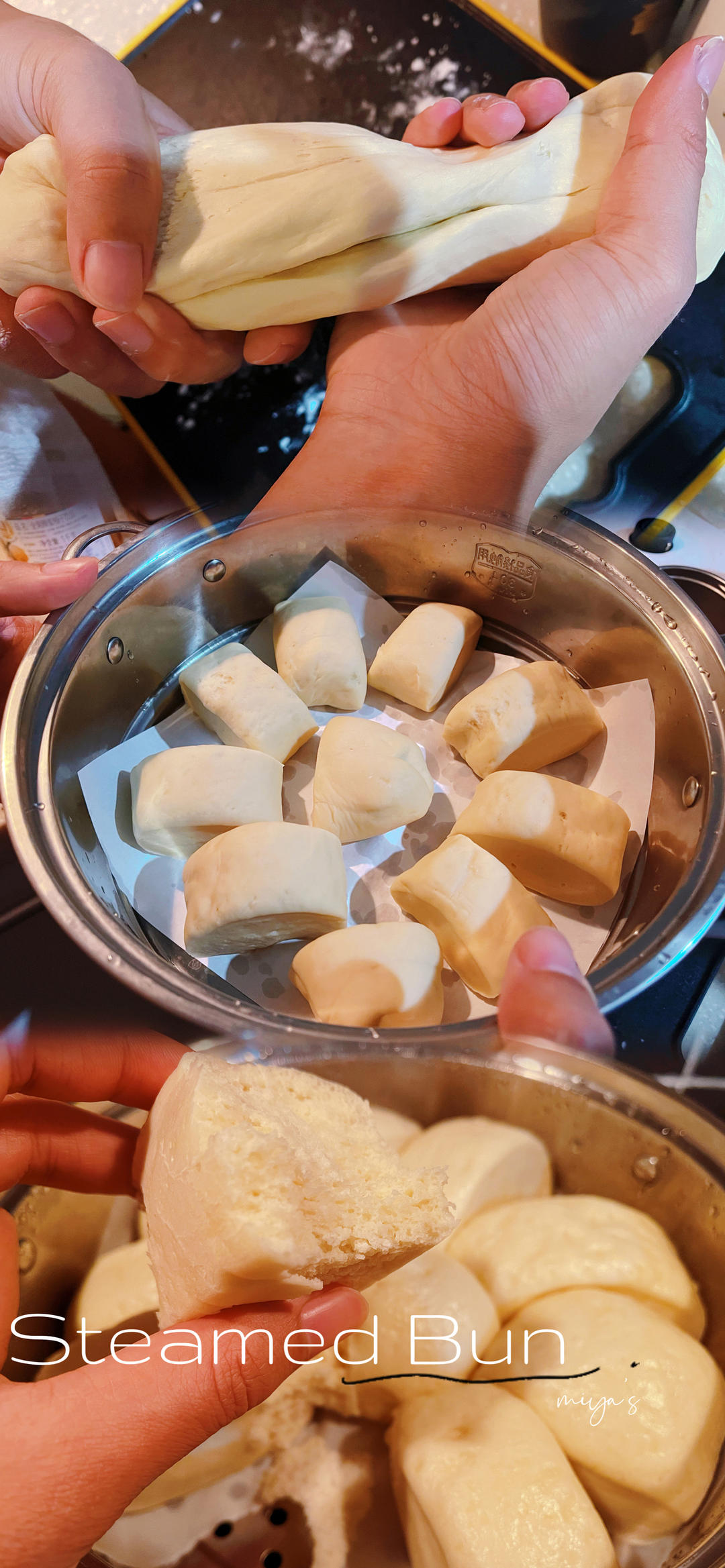 新手做馒头也能100%成功——附上非常详细的视频步骤（一次发酵法）
