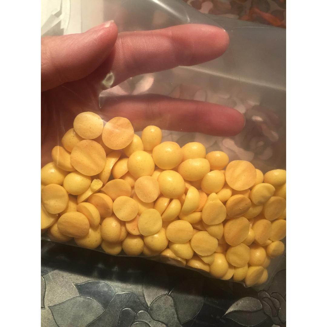 入口即化的无添加蛋黄溶豆