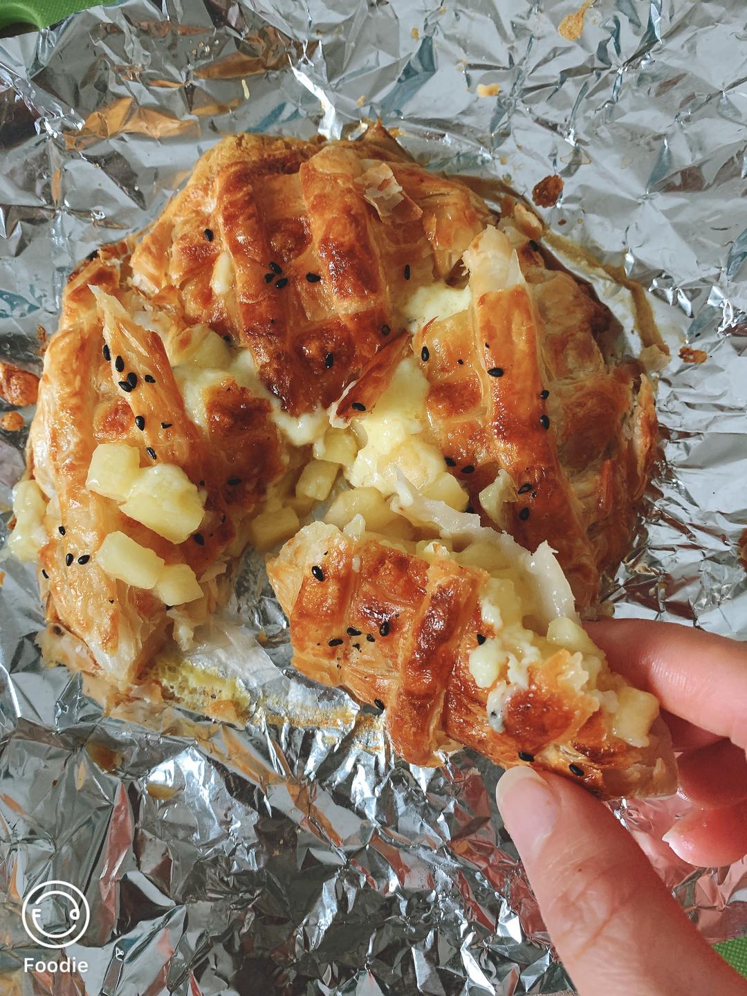 手抓饼苹果派（空气炸锅）