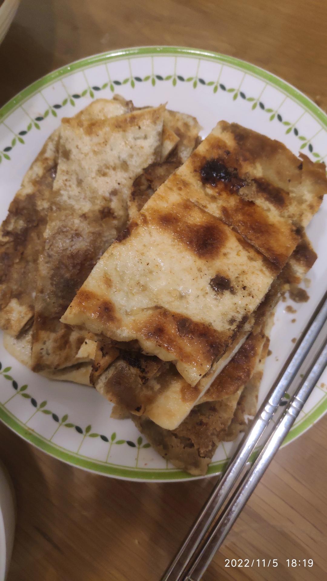 老北京麻酱红糖饼