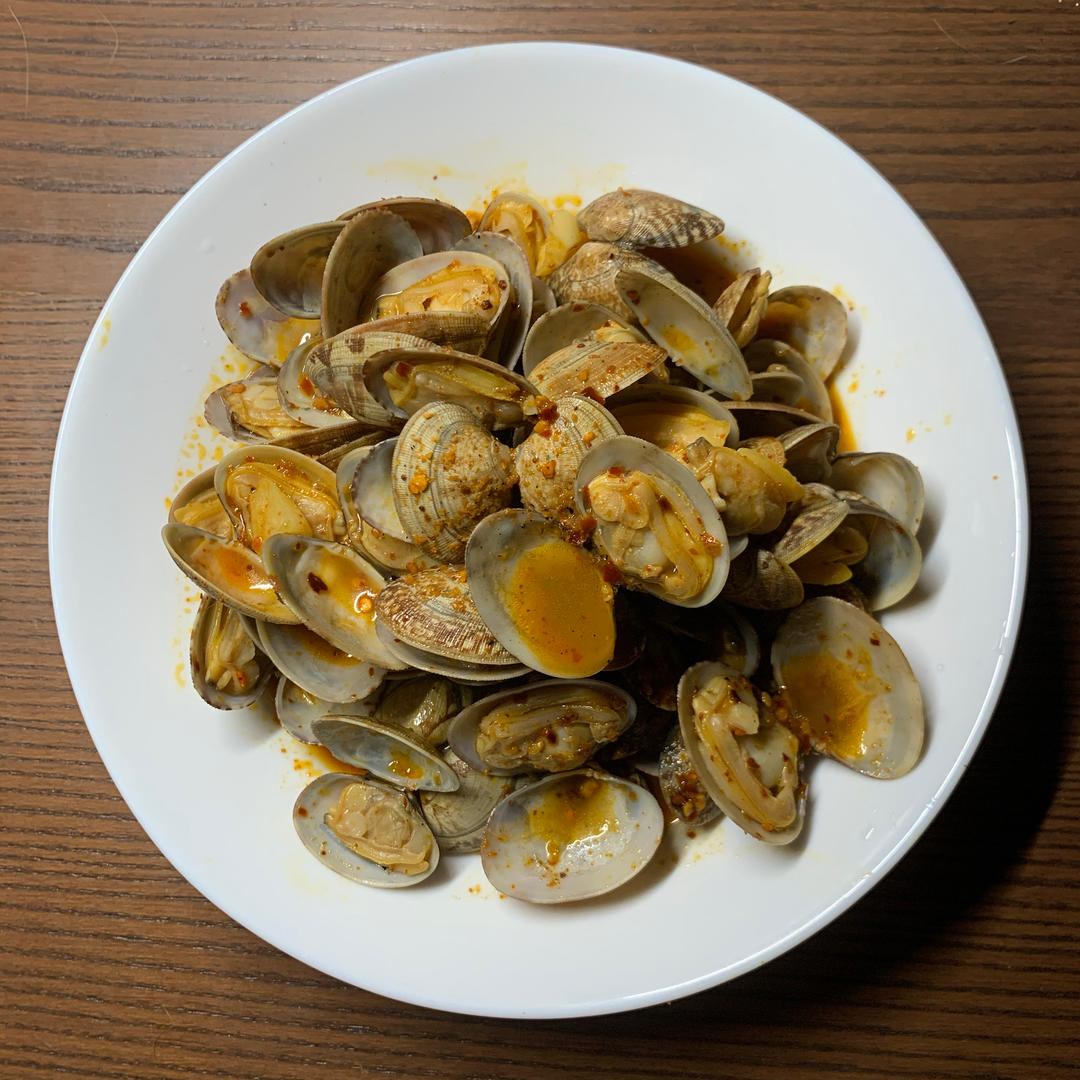 5分钟快手菜❗️秒杀路边摊爆炒花甲～好吃到爆