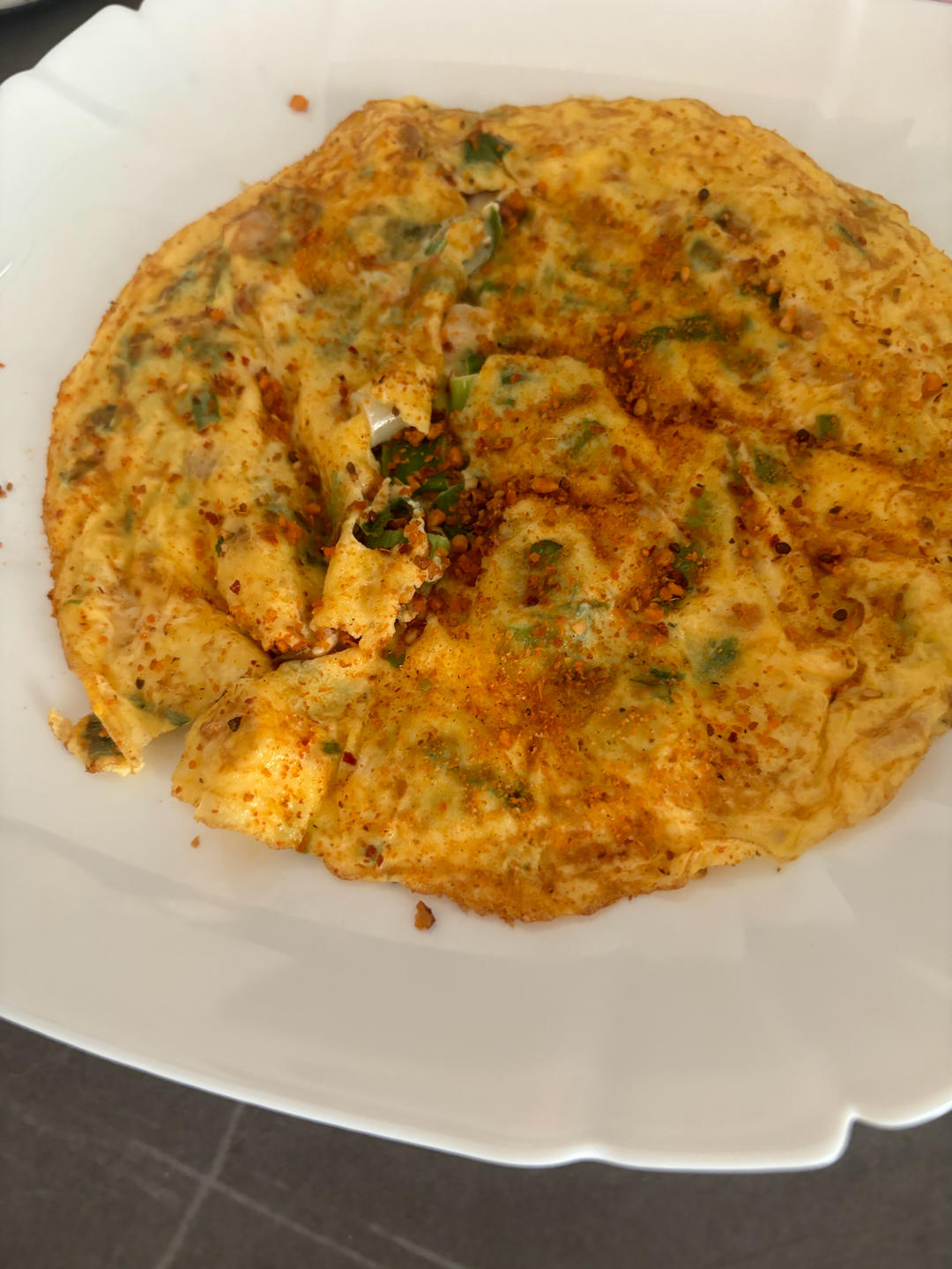 葱花鸡蛋饼