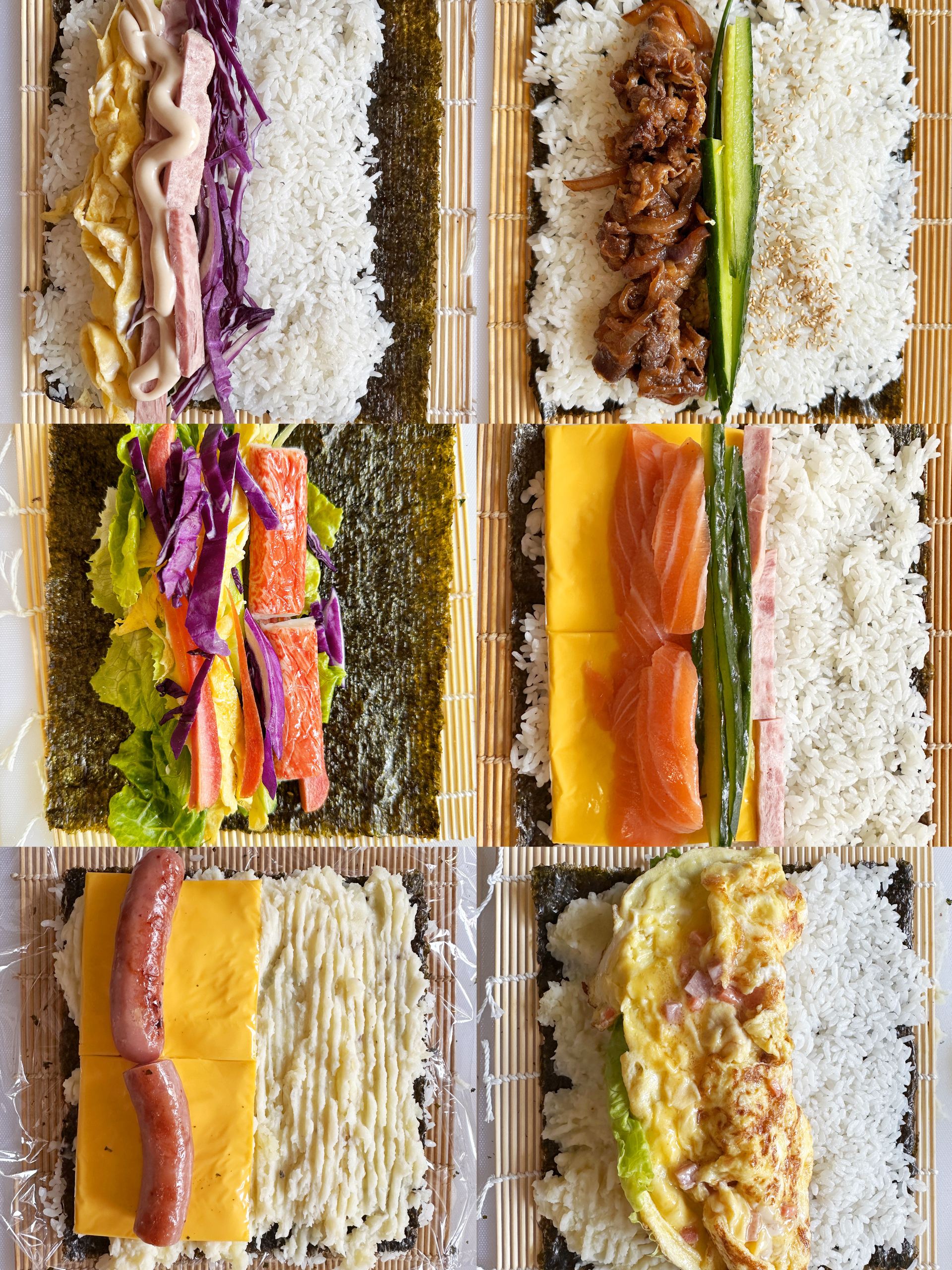 8款快手低卡寿司卷的做法 步骤3