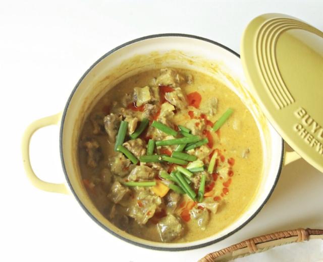 北鼎铸铁锅食谱|咖喱牛肉的做法