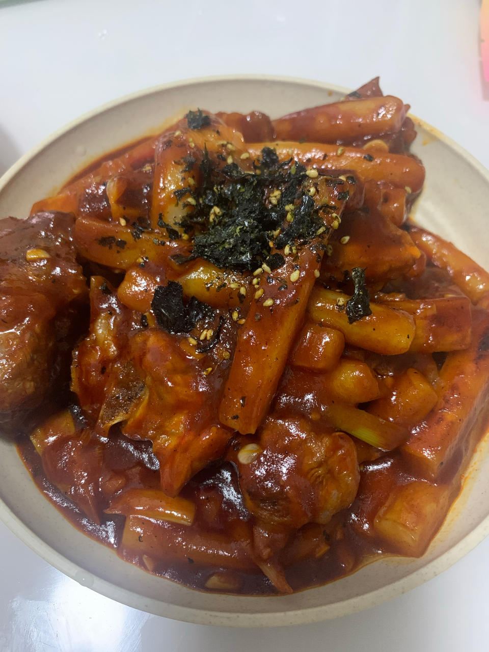 韩式排骨年糕