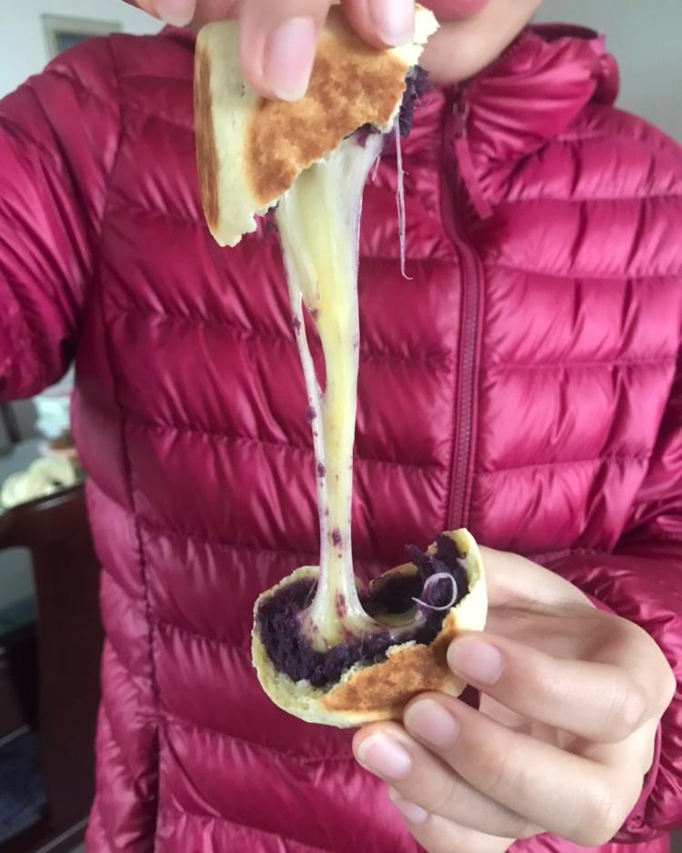 【爆浆紫薯仙豆糕】