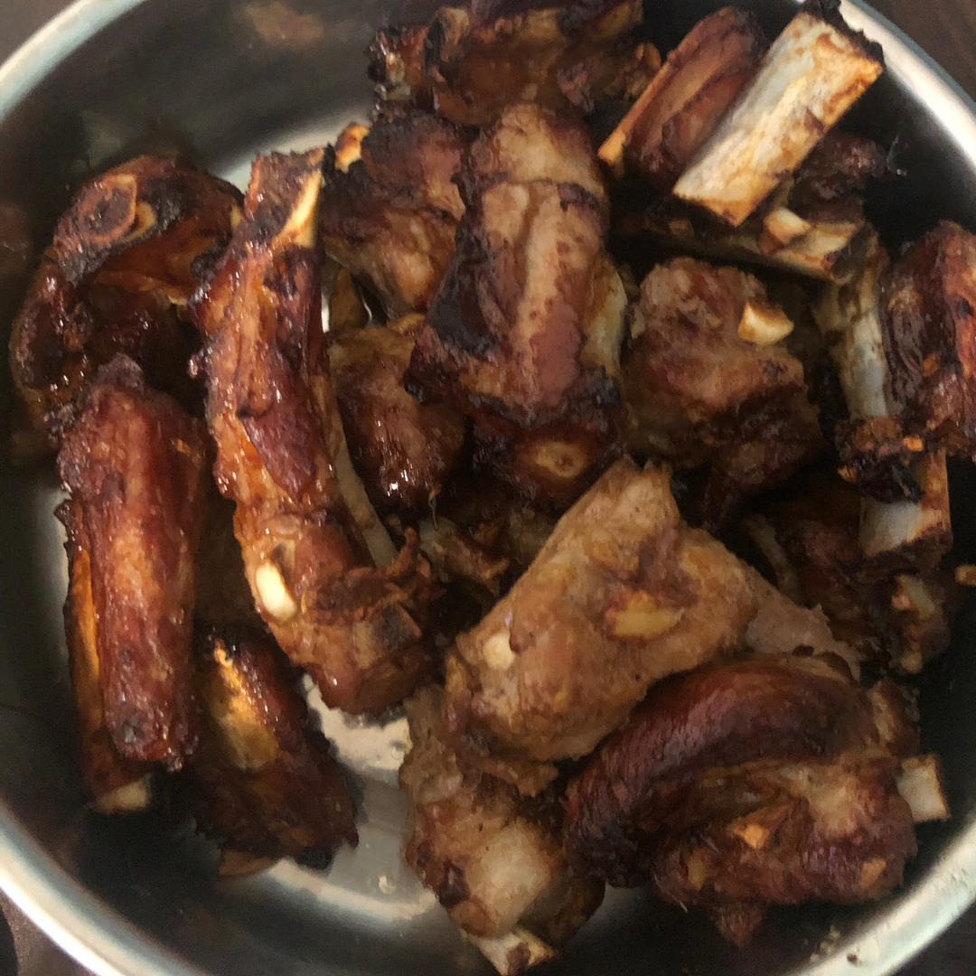 空气炸锅蒜香排骨，巨香巨好吃，简单易操作