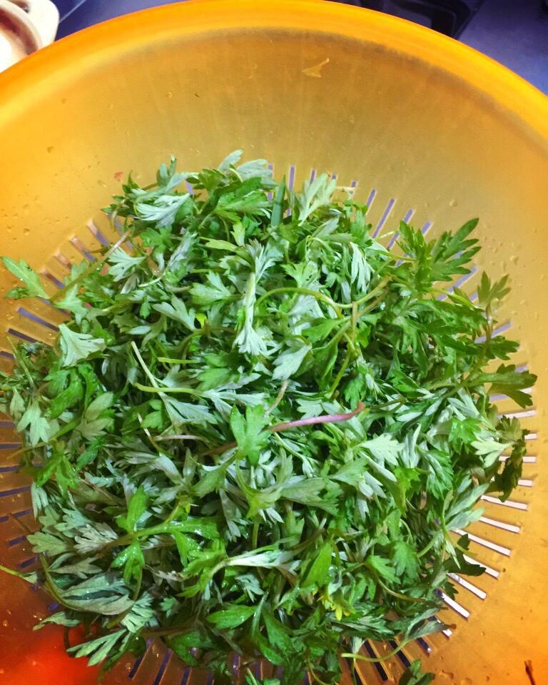 荷颜月色_gj2e做的艾草青团