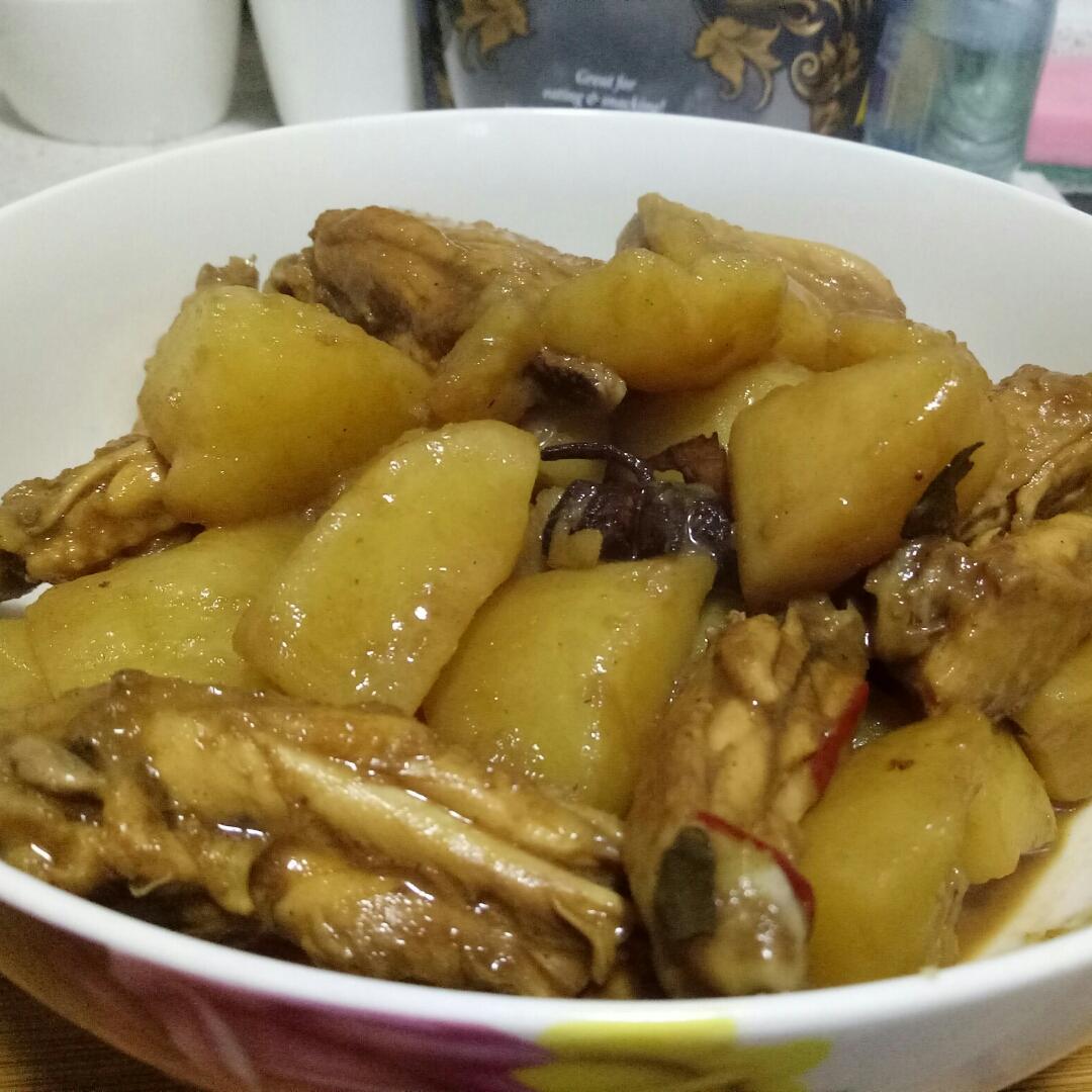 土豆炖鸡翅（快手零失败）