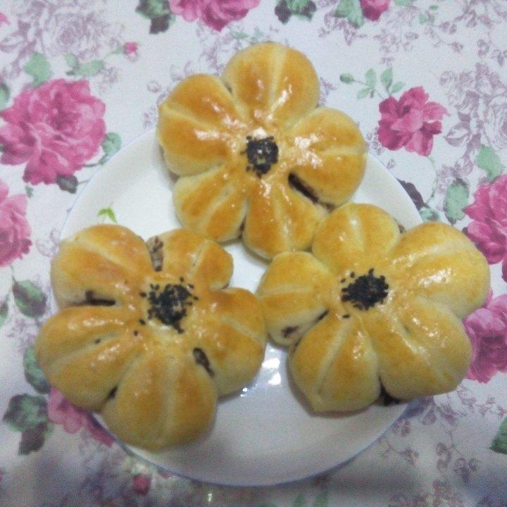 梅花朵朵面包
