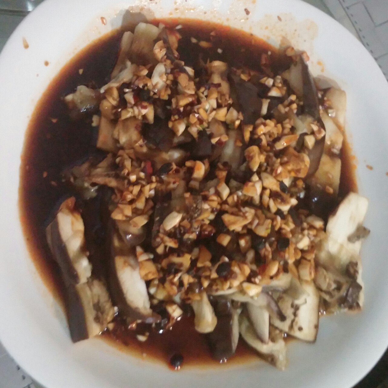 凉拌蒸茄子