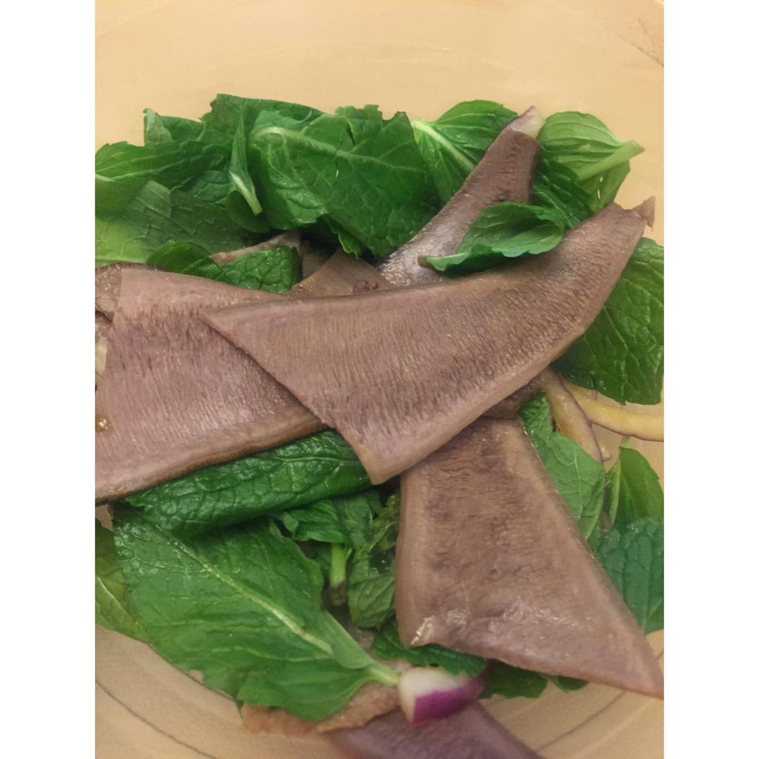 【食材包操作说明】薄荷拌牛舌