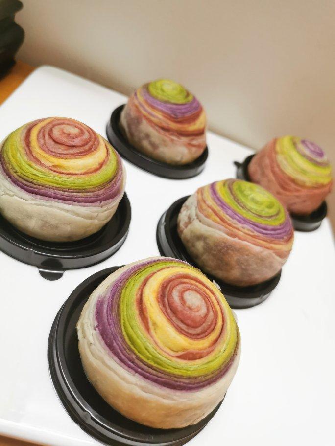 彩虹蛋黄酥（无色素版）