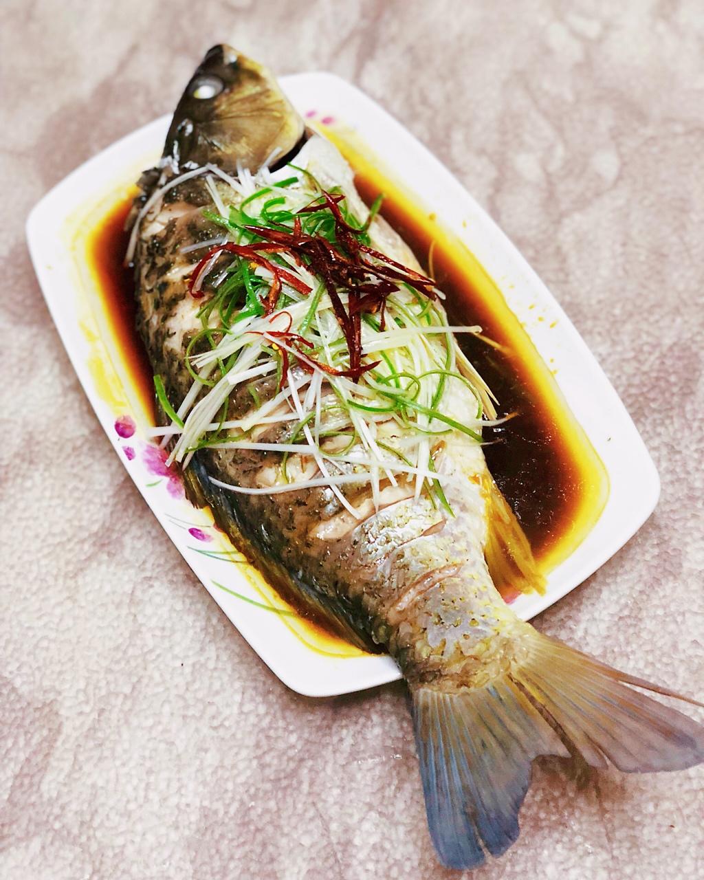 朱威晓hito做的油泼鲤鱼