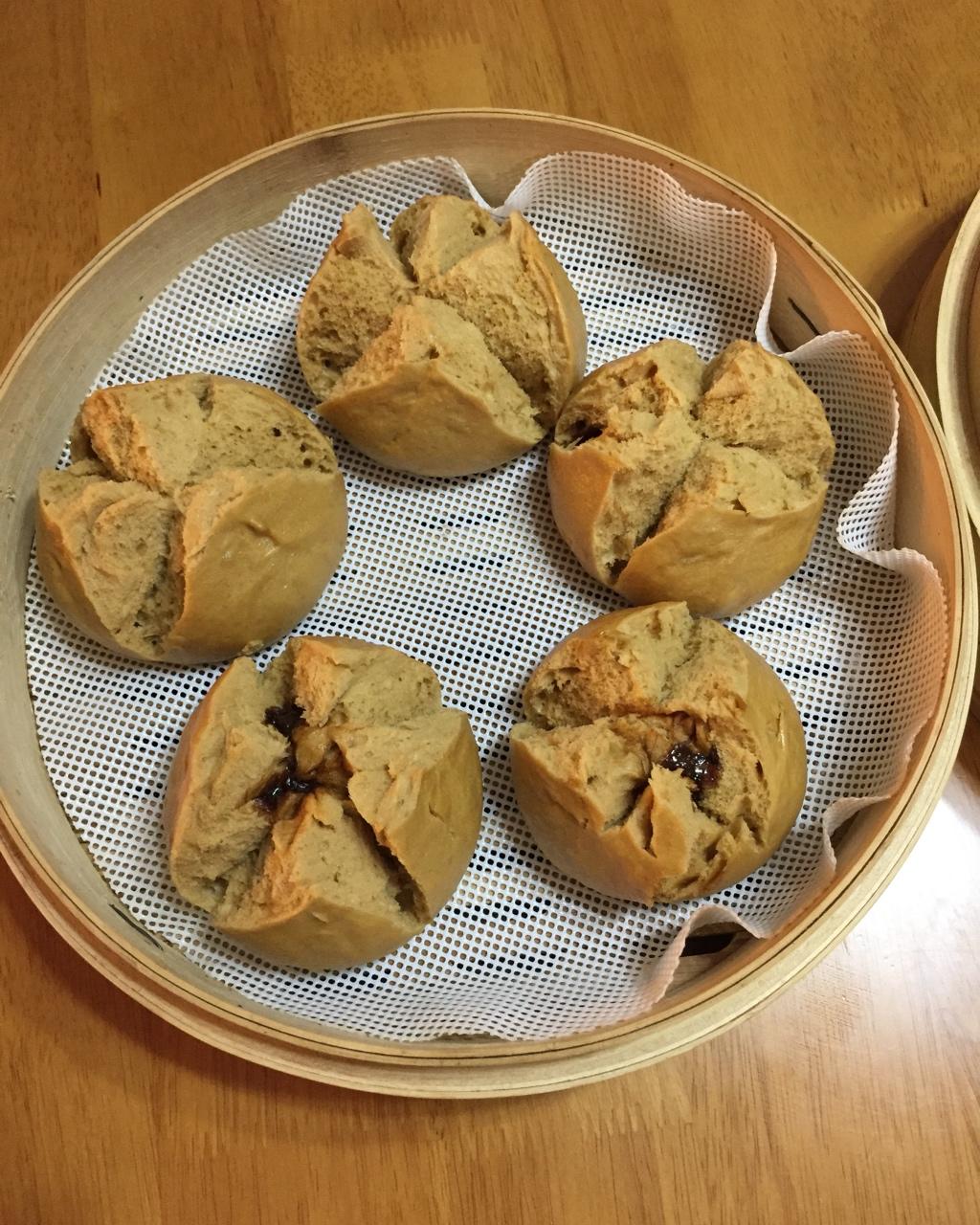 Q弹红糖开花馒头