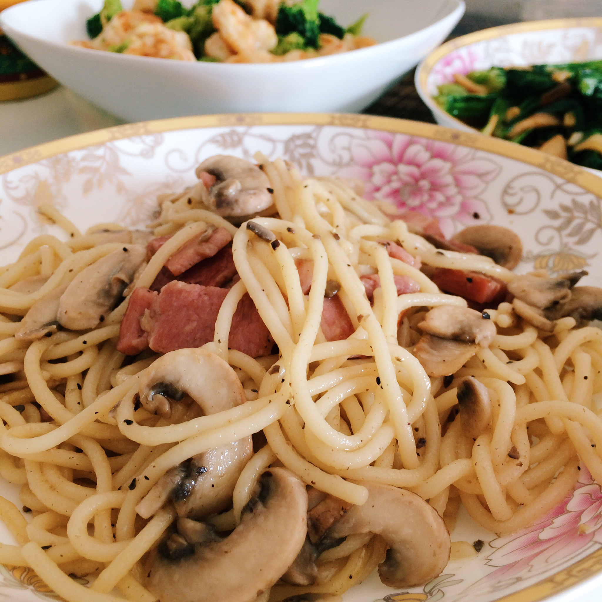 黑椒培根意面