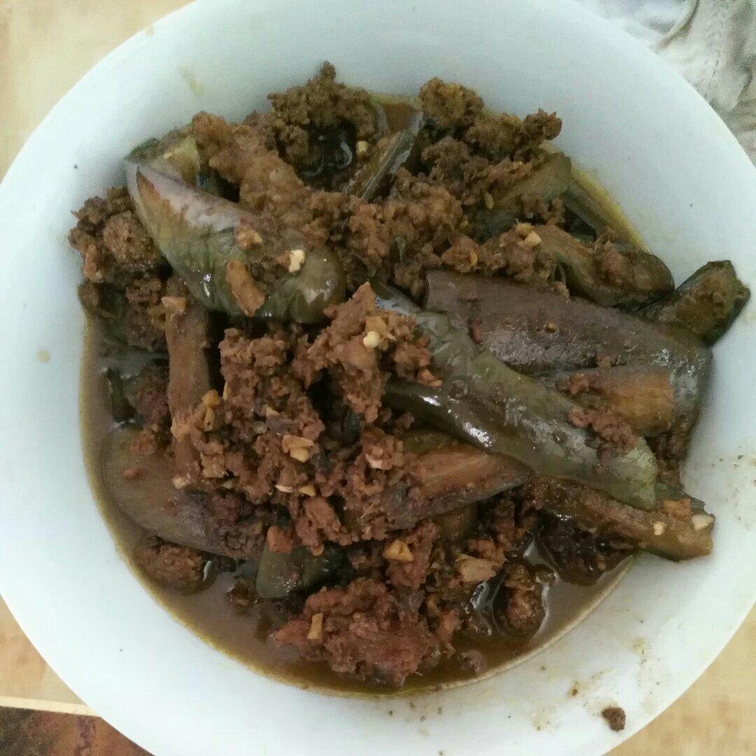 酱香肉末烧茄子