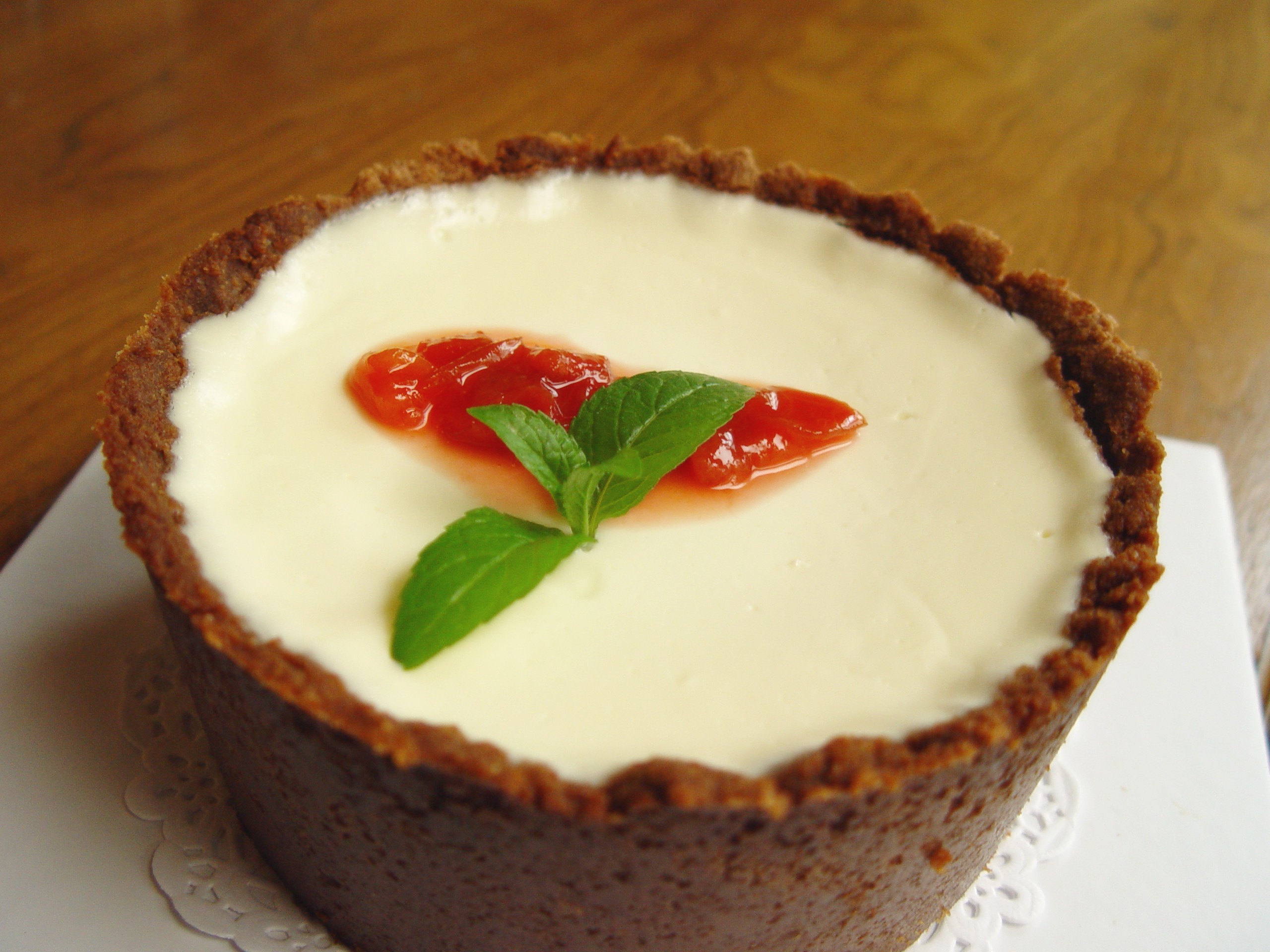 李子果酱芝士蛋糕