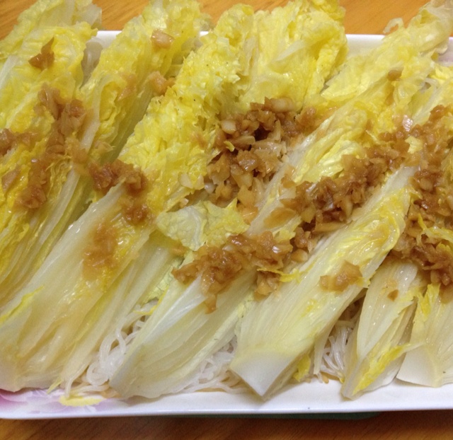 蒜蓉粉丝蒸娃娃菜