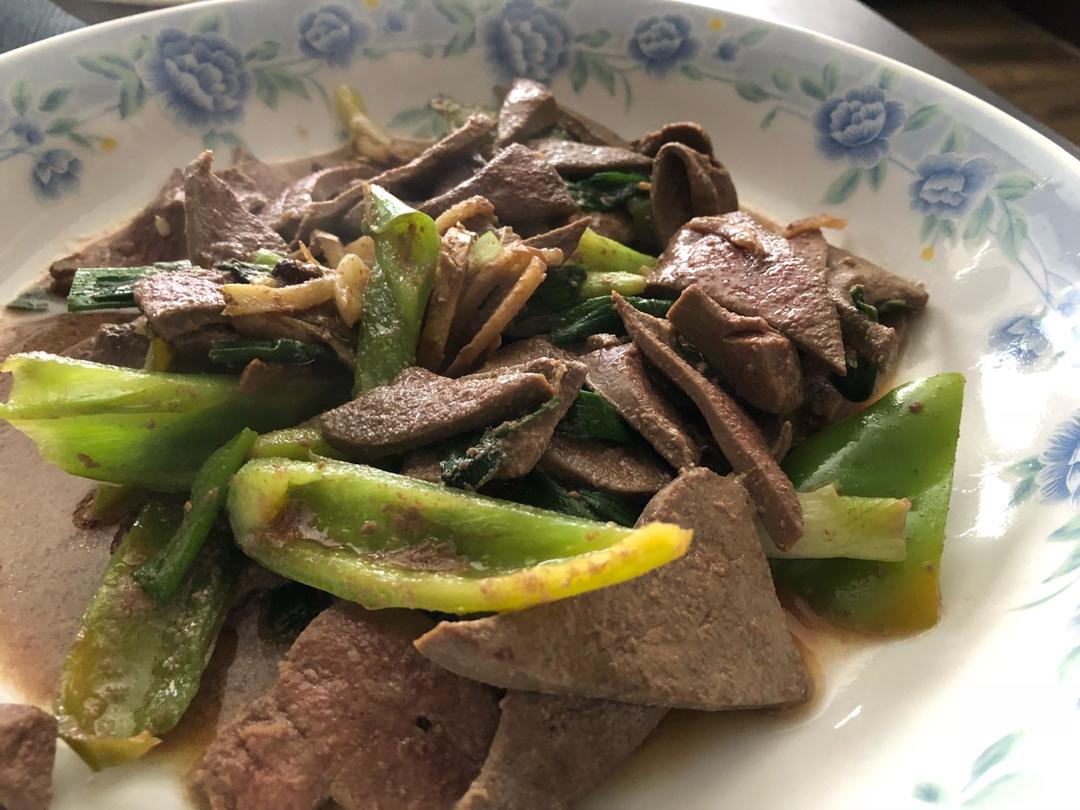 青椒炒猪肝