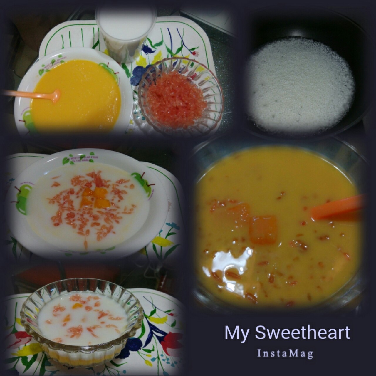 不输甜品店的杨枝甘露