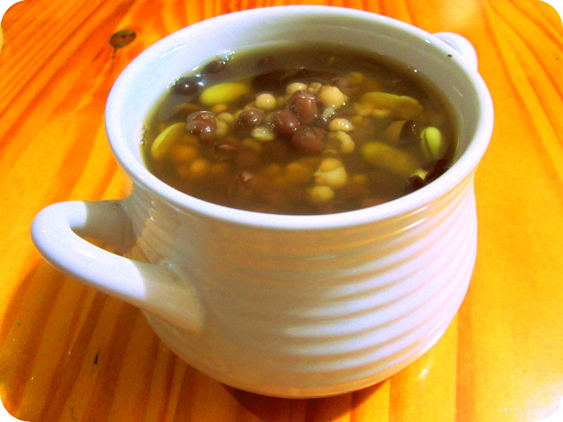 红豆黑豆汤