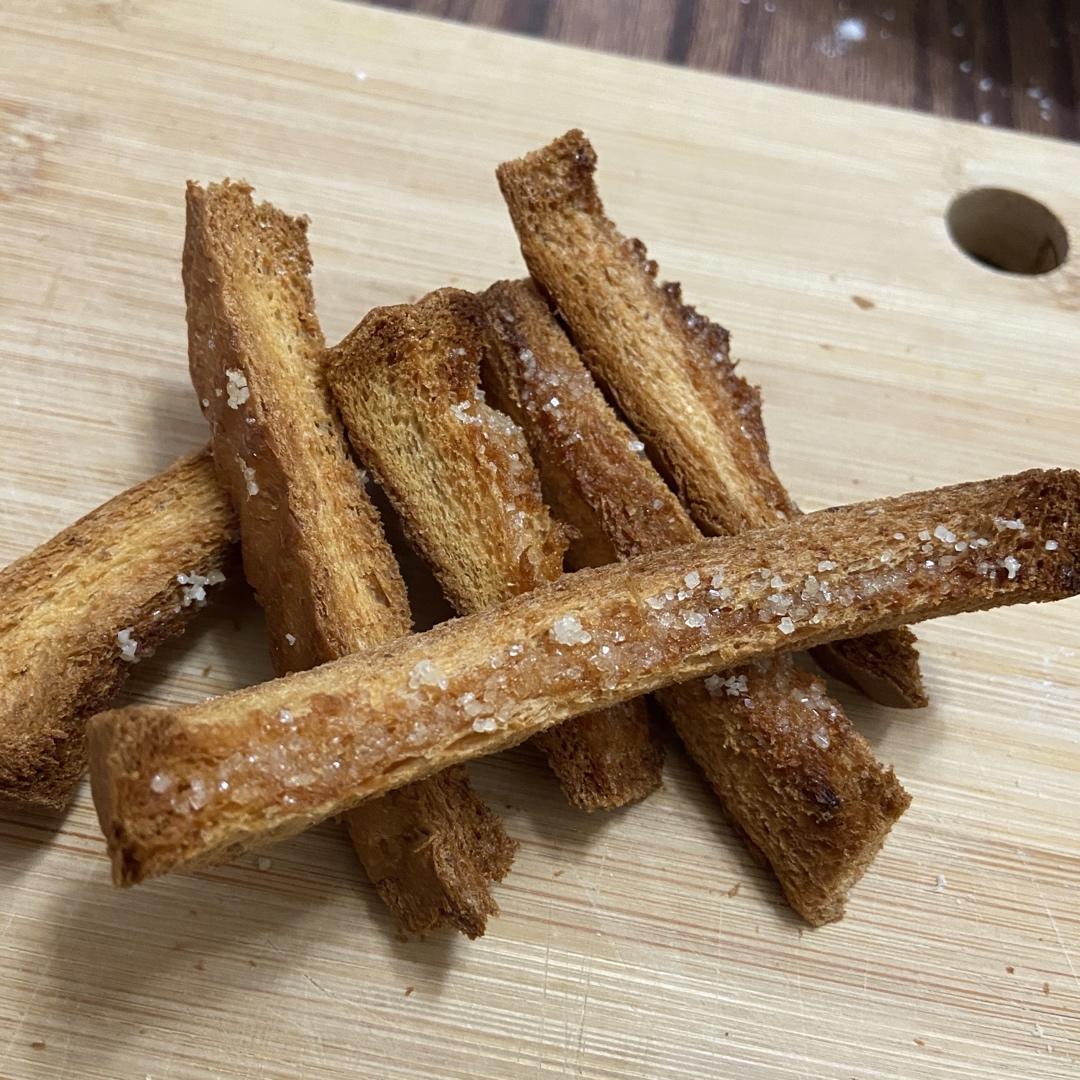 酥脆蜜糖吐司边