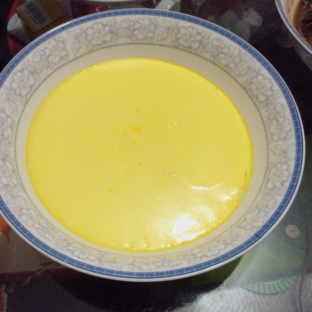 毛蛋每天都吃太饱做的蒸鸡蛋羹