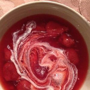 奶油草莓汤的做法 步骤3