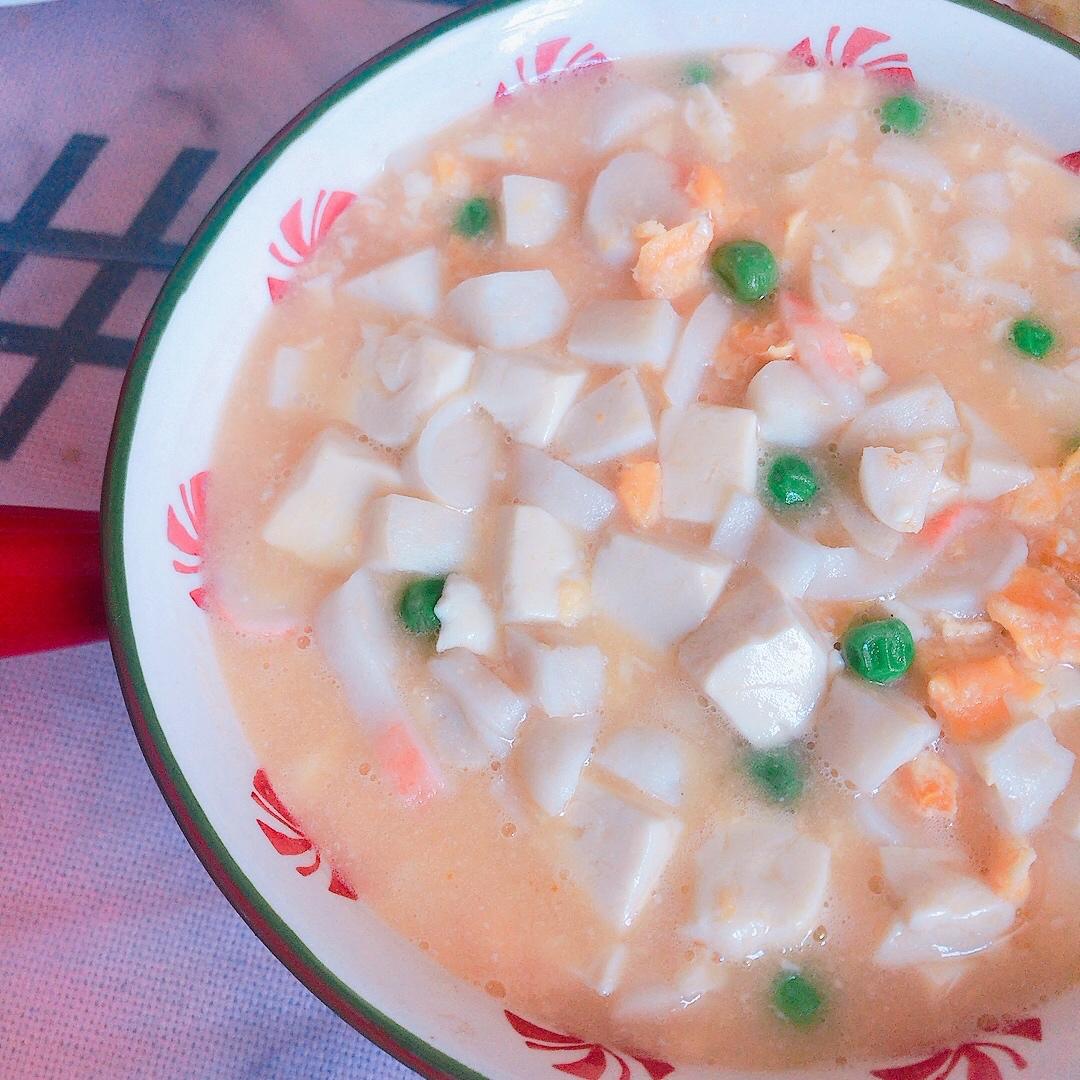蟹黄豆腐（咸蛋黄版）