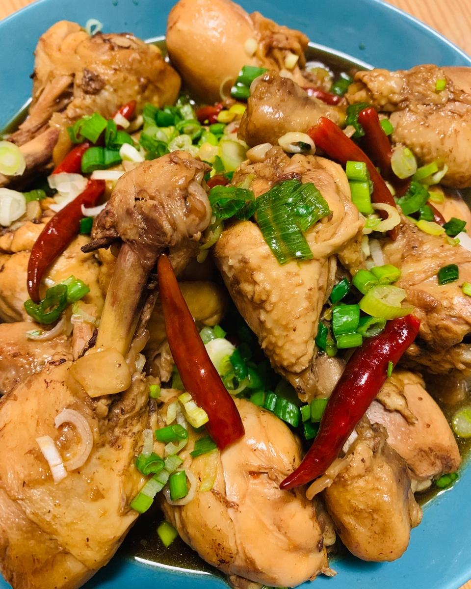葱香卤鸡腿