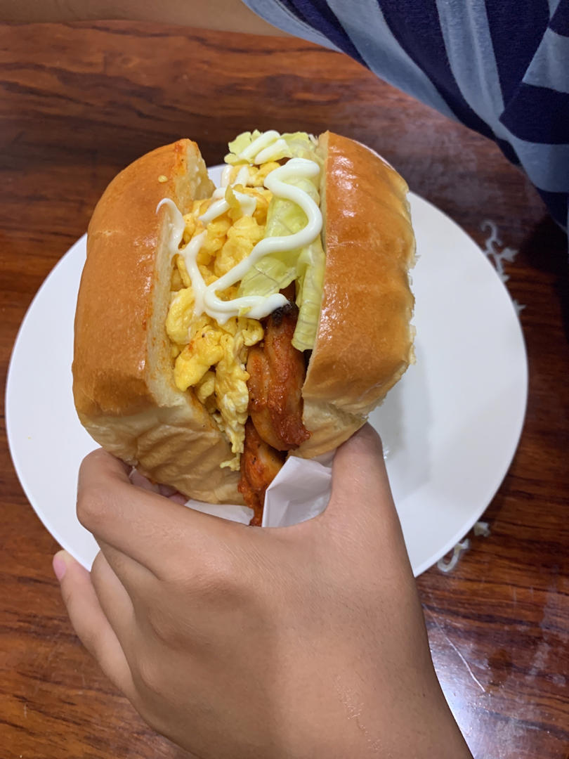 韩式厚片吐司三明治