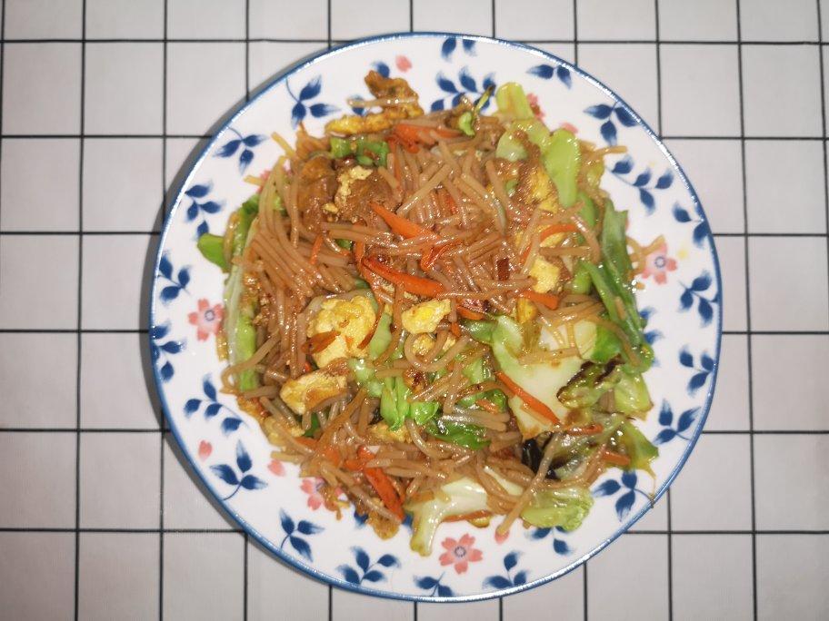 包菜炒粉丝