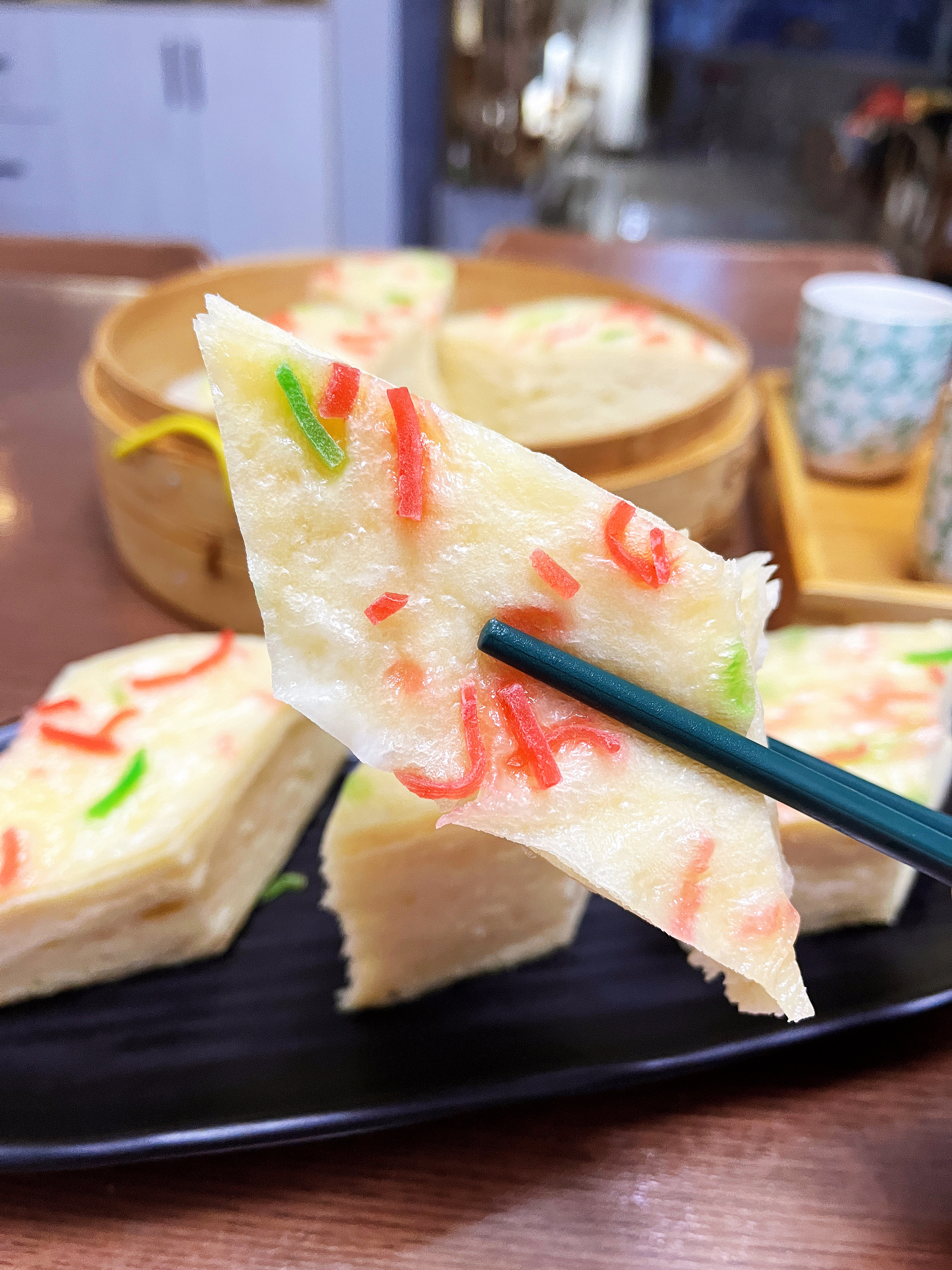 被称为扬州双绝之一的“千层油糕”的做法