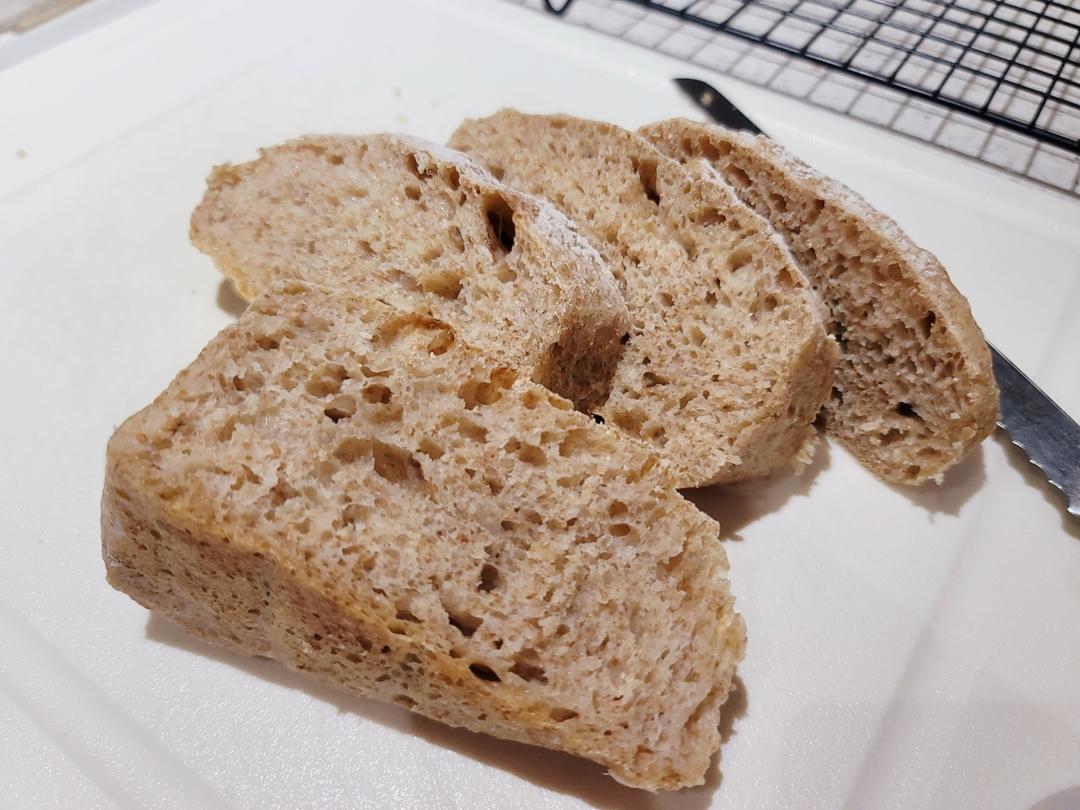 低卡全麦恰巴塔