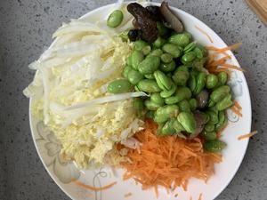 自制拉面 豆瓣酱蔬菜面窜条的做法 步骤7