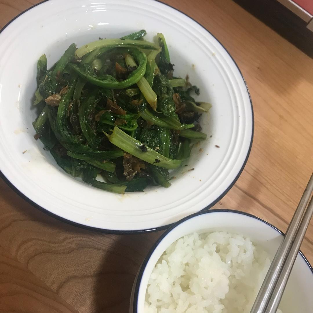 豆豉鲮鱼油麦菜