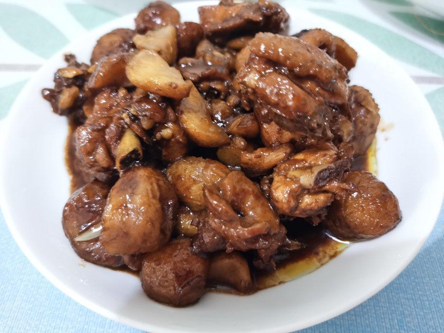 【栗子烧鸡】鸡肉都给你吃，栗子归我~