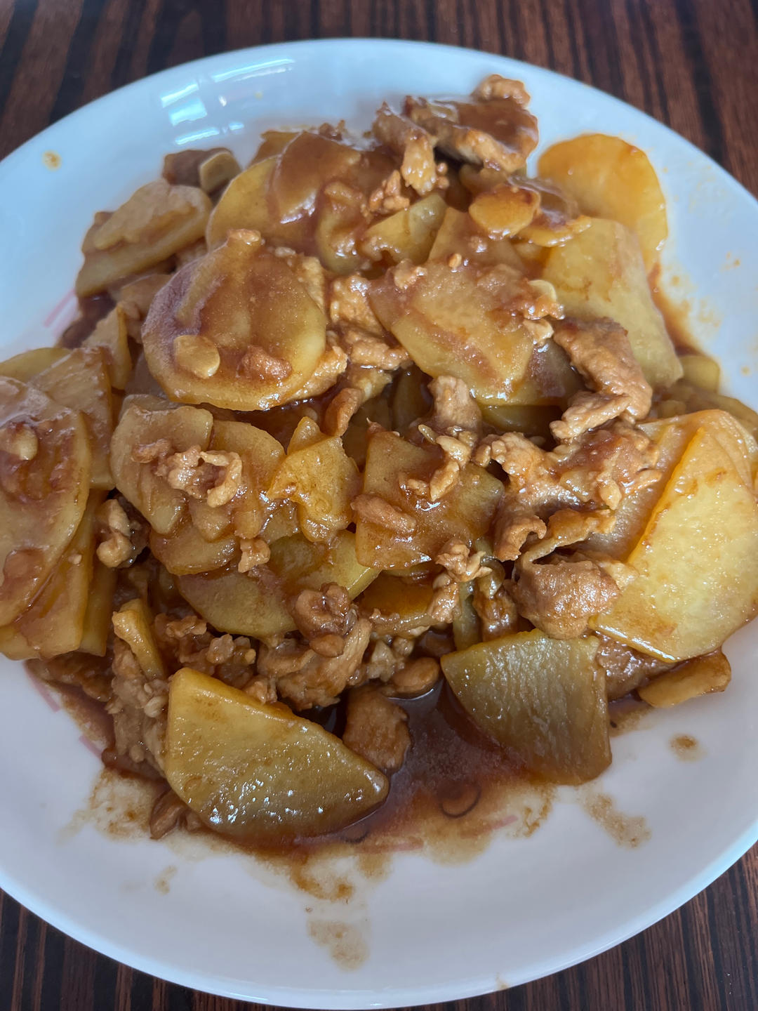 土豆烧肉片