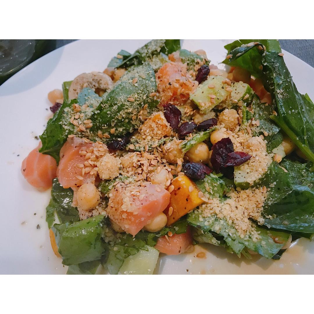 【健康三餐】鹰嘴豆青柠黄芥末沙拉