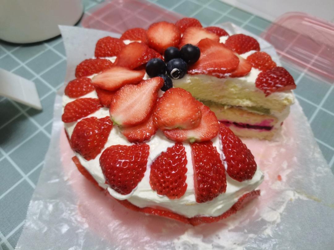 不塌陷、不开裂「完美八寸戚风蛋糕🍰」