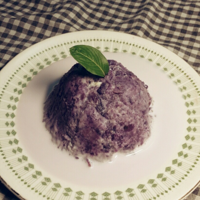 鲜奶紫薯泥