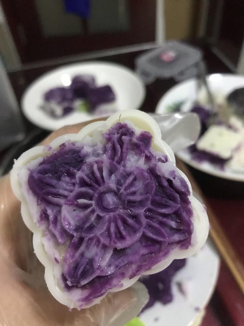 低卡低脂❗️健脾养胃的紫薯山药糕❗️巨好吃❗️