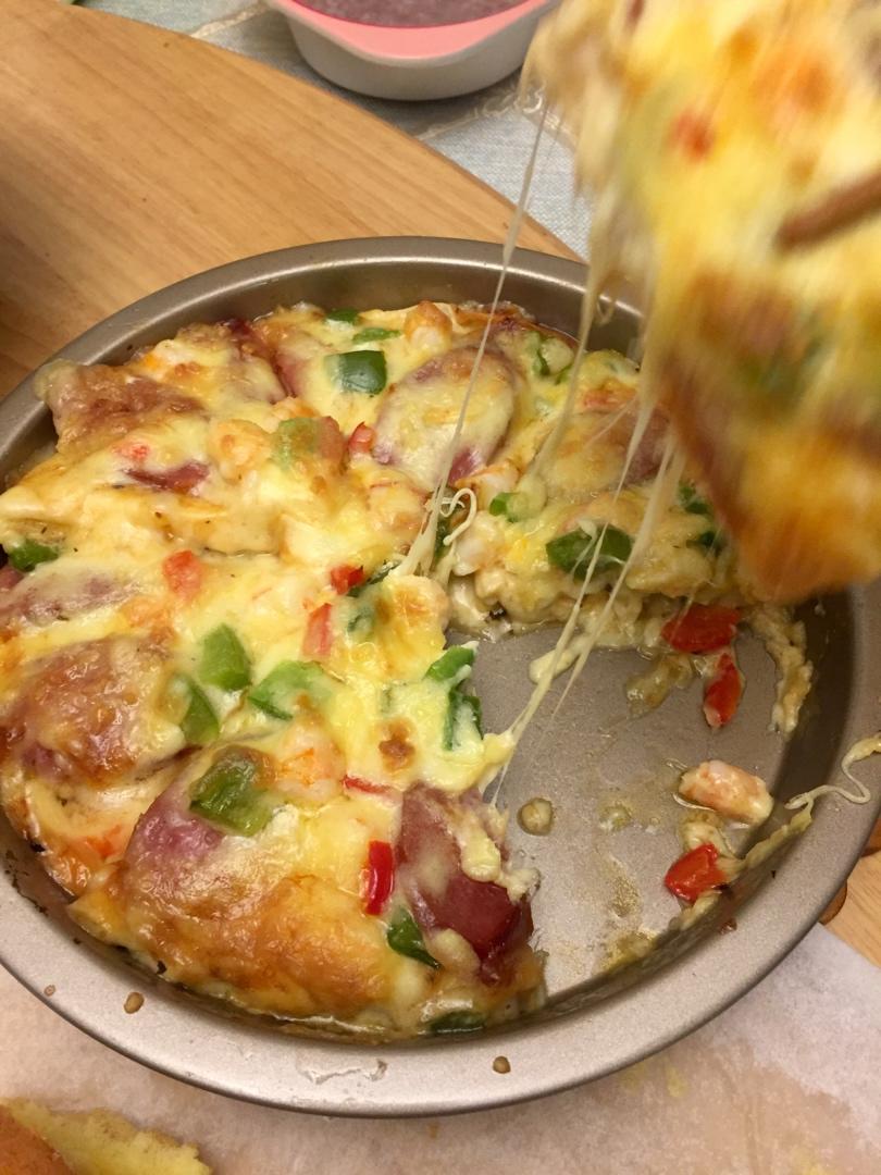 八寸披萨（附带饼皮做法）