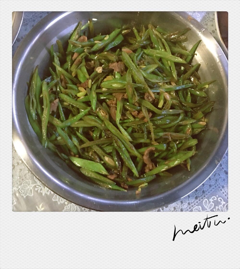 豆角丝炒肉