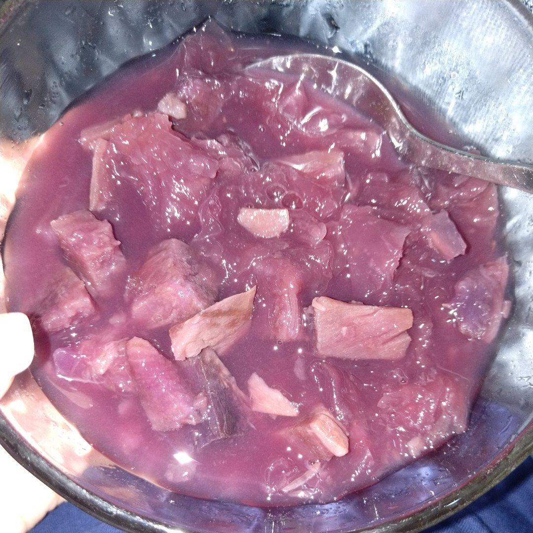 紫薯银耳羹