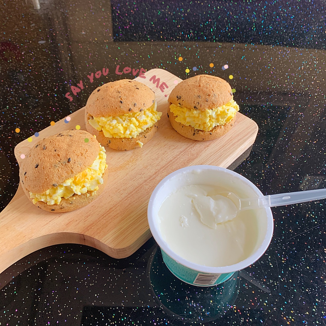 鸡蛋三明治—自制健康沙拉酱