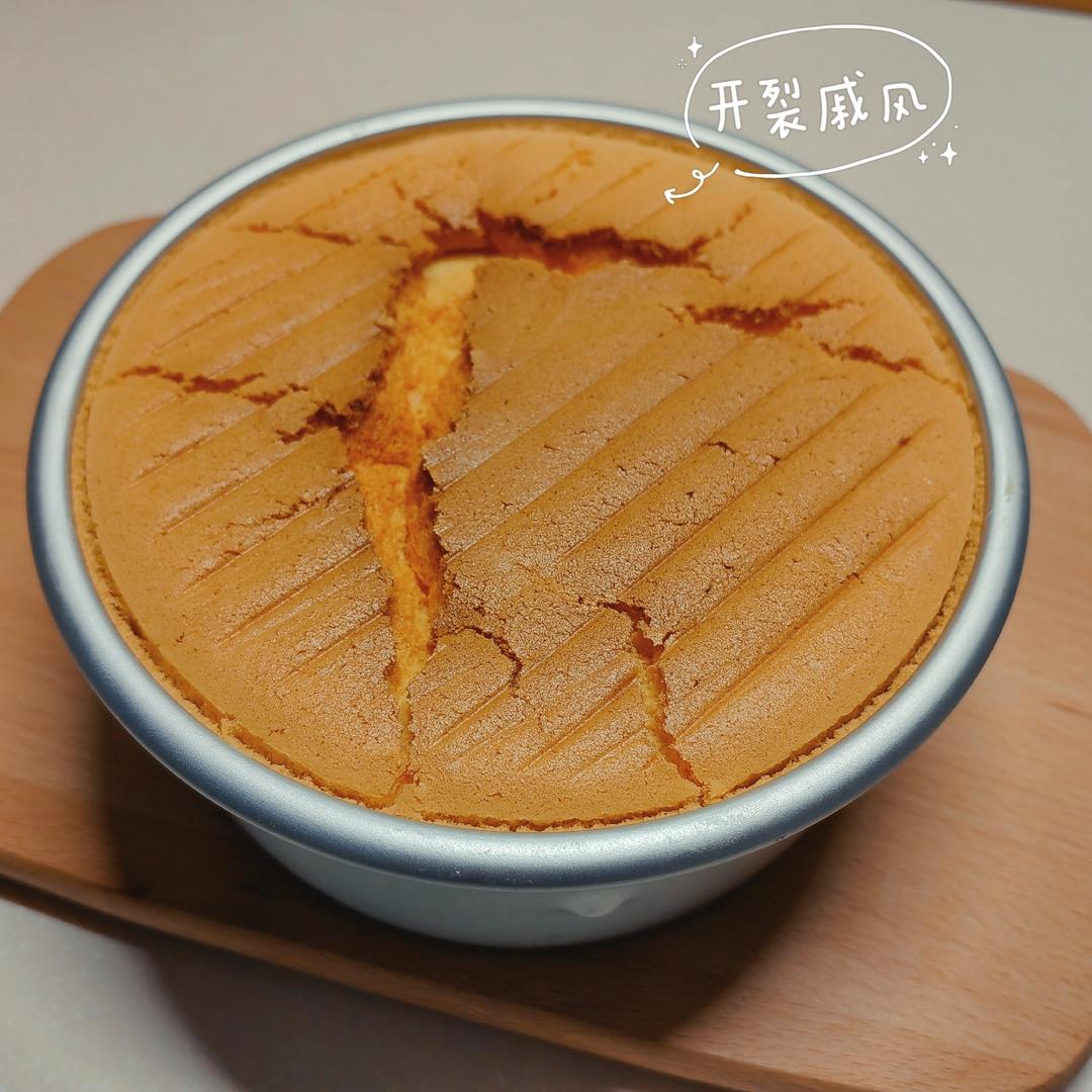 超柔软6寸戚风蛋糕(附8寸配方)零失败 超详细‼️含操作视频